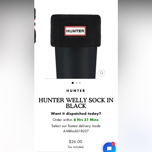 Hunter Welly Sock - Picture 2 of 4